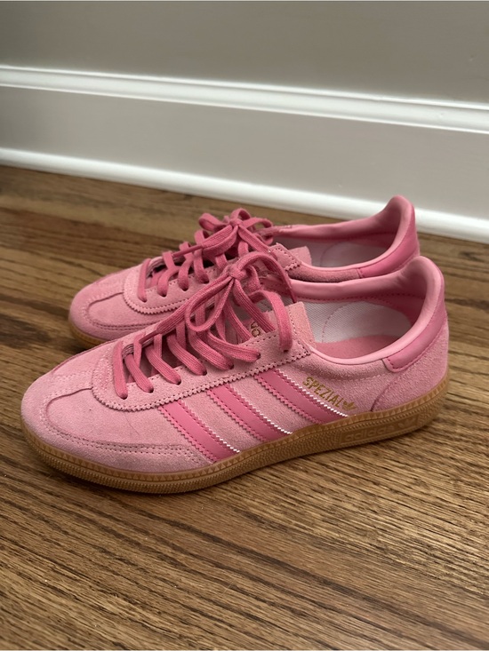 adidas Shoes - adidas Pink Suede Spezial Sneakers with Gum Sole